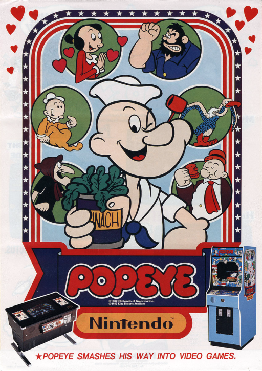 Popeye (revision F) MAME2003Plus Game Cover